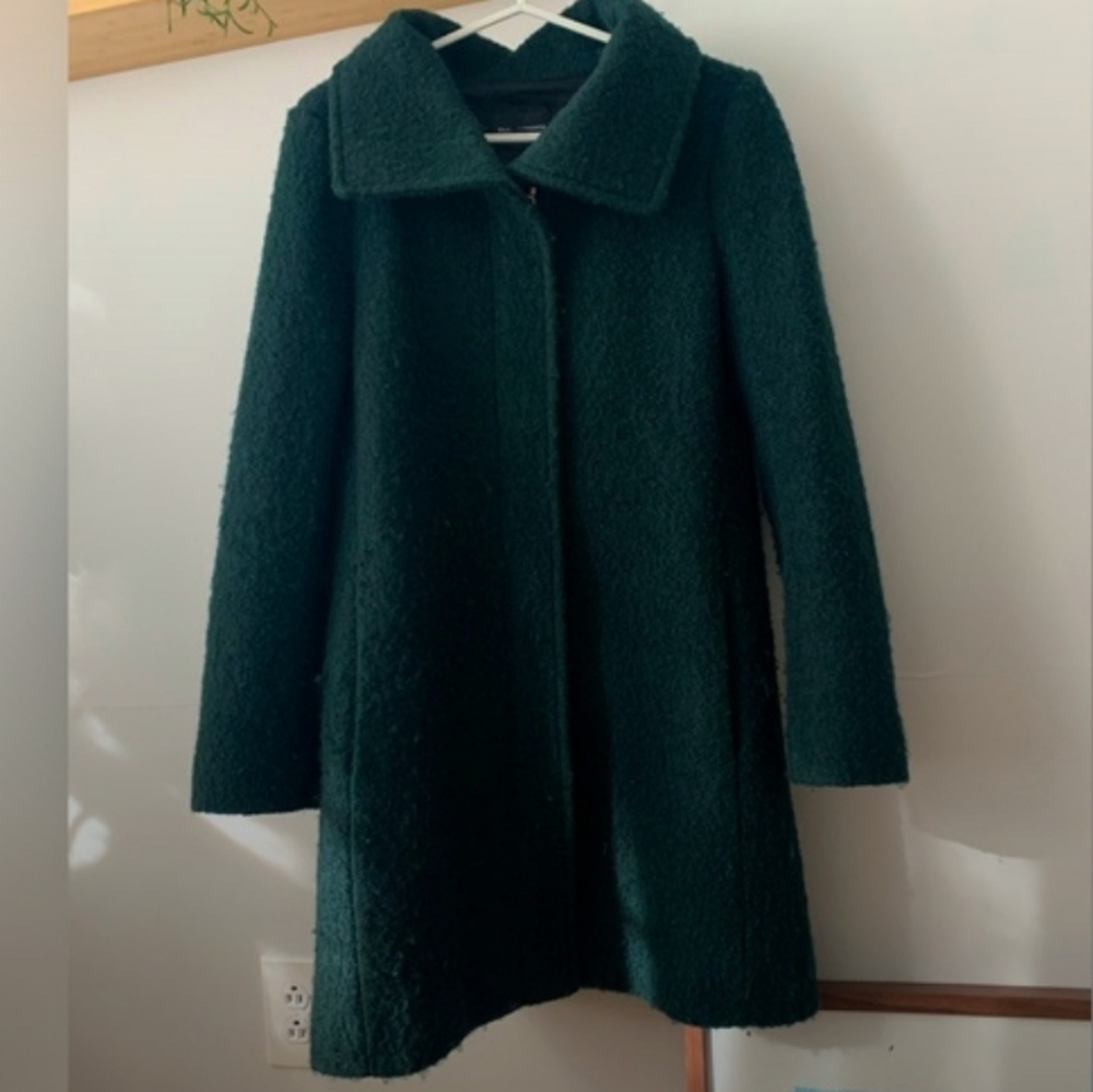 Emerald Green Club Monaco Winter Coat